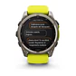 Garmin fēnix® 8 – 51 mm, Solar, Sapphire - Sapphire, Titanio con correa de silicona amarilla/grafito - Miniatura 9