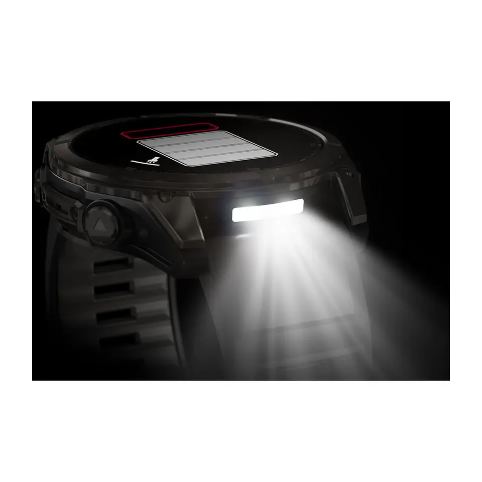 Garmin fēnix® 8 – 51 mm, AMOLED - Sapphire, Gris grafito con correa de silicona negra/gris 9