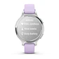 Garmin Lily® 2 Active - Plata con correa de silicona jazmín morado - Miniatura 4
