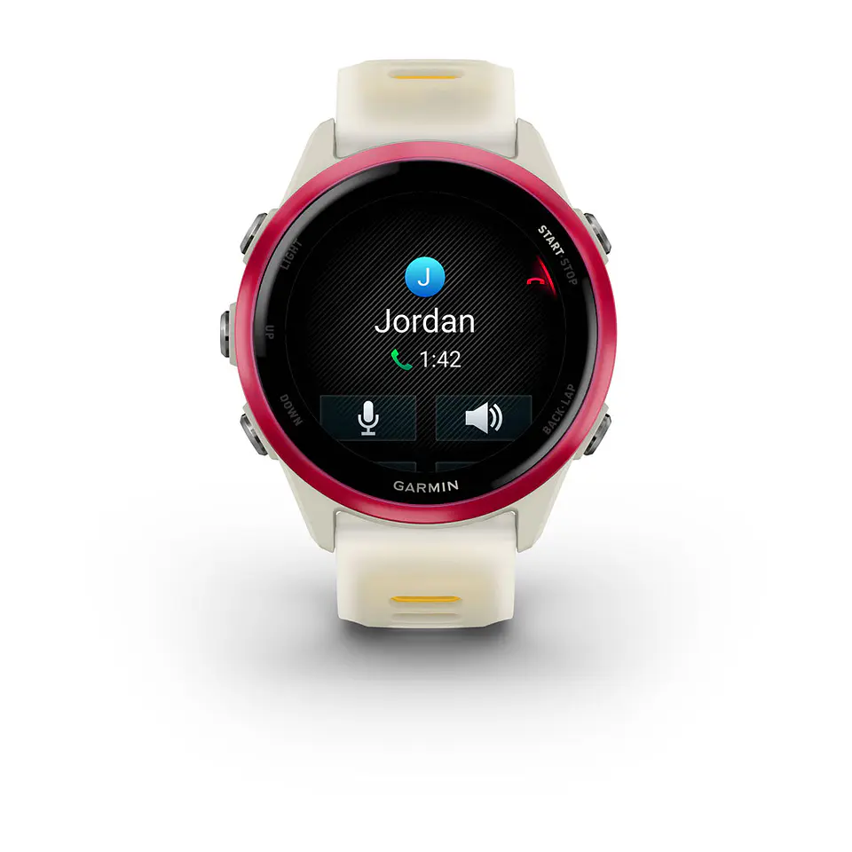 Garmin Forerunner® 570 - 42mm - Aluminio frambuesa con correa en mango/hueso traslúcido 4