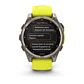 Garmin fēnix® 8 – 47 mm, Solar, Sapphire - Sapphire, Titanio con correa de silicona amarilla/grafito - Miniatura 10