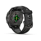 Garmin fēnix® 8 – 43 mm, AMOLED - Sapphire, Titanio con revestimiento de DLC con correa de silicona negra/gris - Miniatura 11