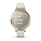 Garmin Lily® 2 Active - Oro lunar con correa de silicona hueso - Miniatura 7