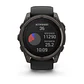 Garmin fēnix® 8 – 51 mm, Solar, Sapphire - Sapphire, Titanio con revestimiento de DLC con correa de silicona negra/gris - Miniatura 8