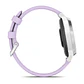 Garmin Lily® 2 Active - Plata con correa de silicona jazmín morado - Miniatura 5