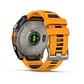 Garmin fēnix® 8 – 51 mm, AMOLED - Sapphire, Titanio con correa de silicona naranja/grafito - Miniatura 11