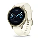 Garmin Venu® 4 - 41 mm - Oro lunar con correa de silicona hueso - Miniatura 1