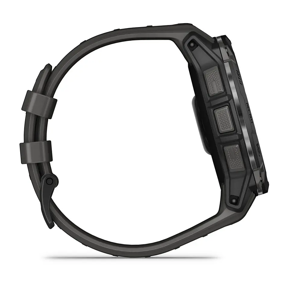 Garmin Instinct® 3 – 50 mm, AMOLED - Negro con correa gris marengo 5