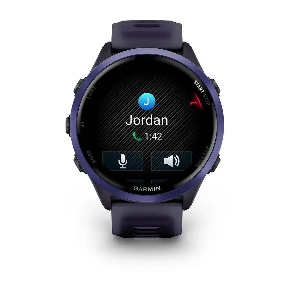 Garmin Forerunner® 570 - 47mm - Aluminio índigo con correa en índigo/morado imperial traslúcido 4