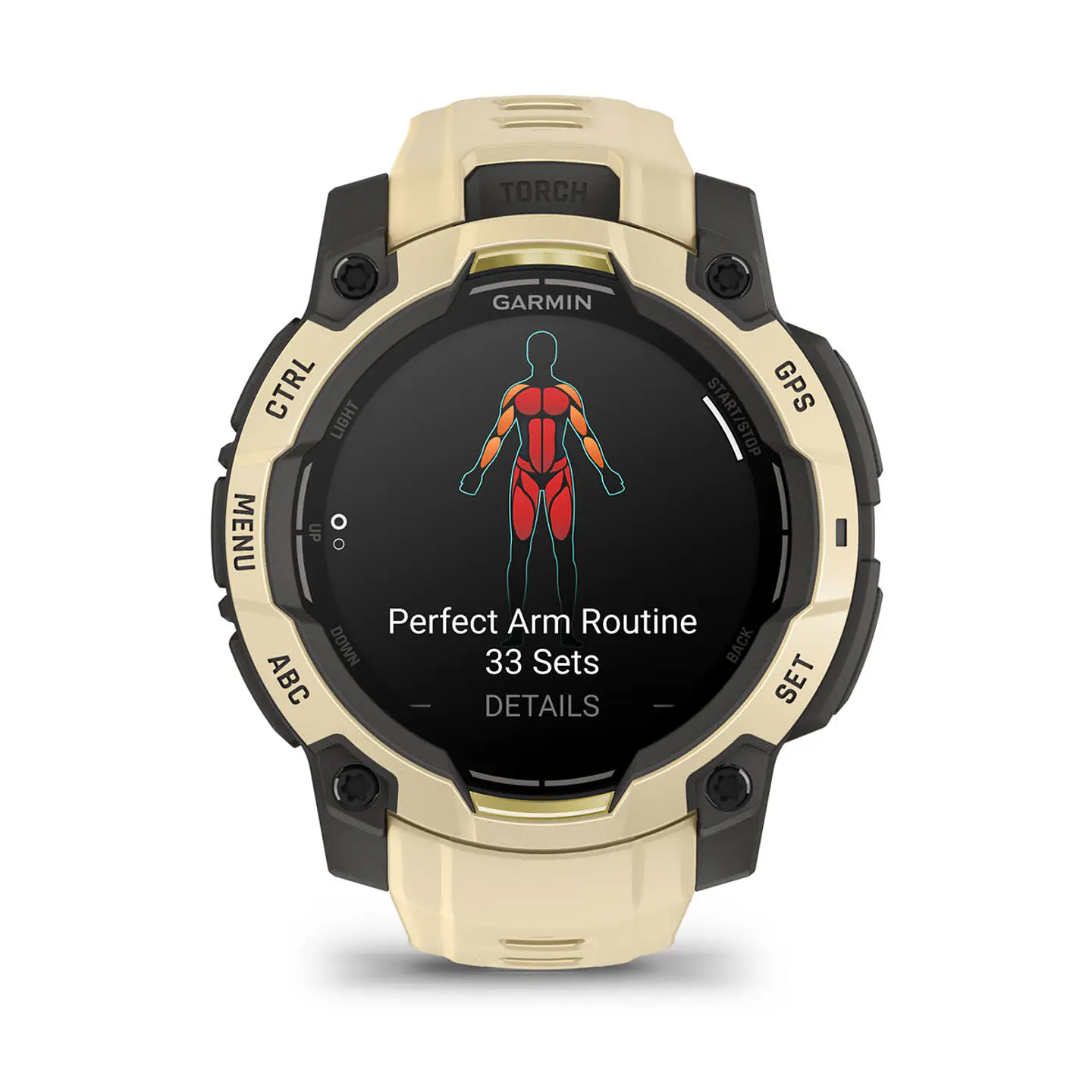 Garmin Instinct® 3 – 45 mm, AMOLED - Cuarzo citrino con correa en cuarzo citrino 4