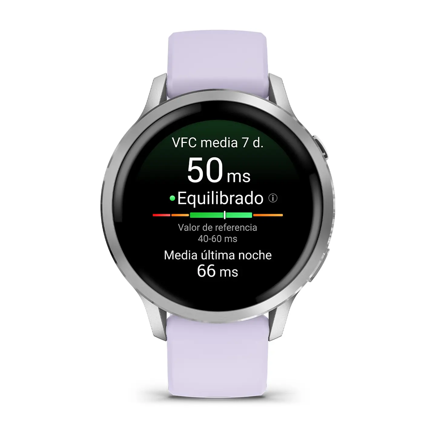 Garmin Venu® 4 - 41 mm - Plata con correa de silicona bígaro 2