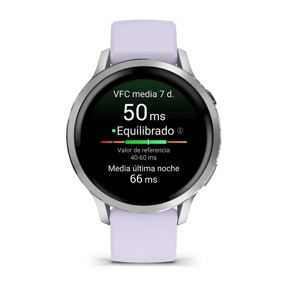 Garmin Venu® 4 - 41 mm - Plata con correa de silicona bígaro 2