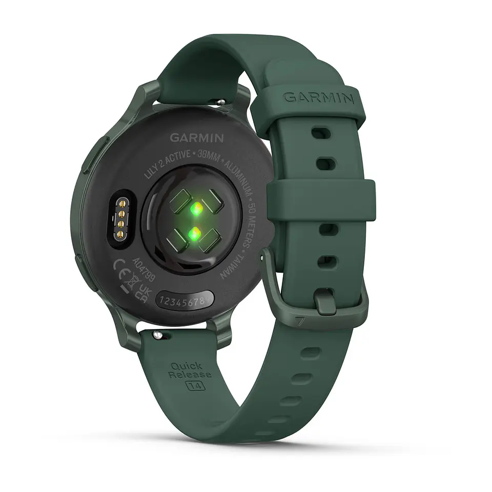 Garmin Lily® 2 Active - Verde jaspe con correa de silicona verde jaspe 9
