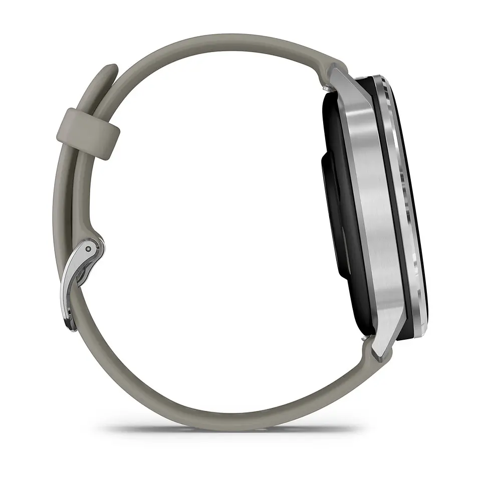 Garmin Venu® 4 - 45 mm - Plata con correa de silicona gris plateado 5