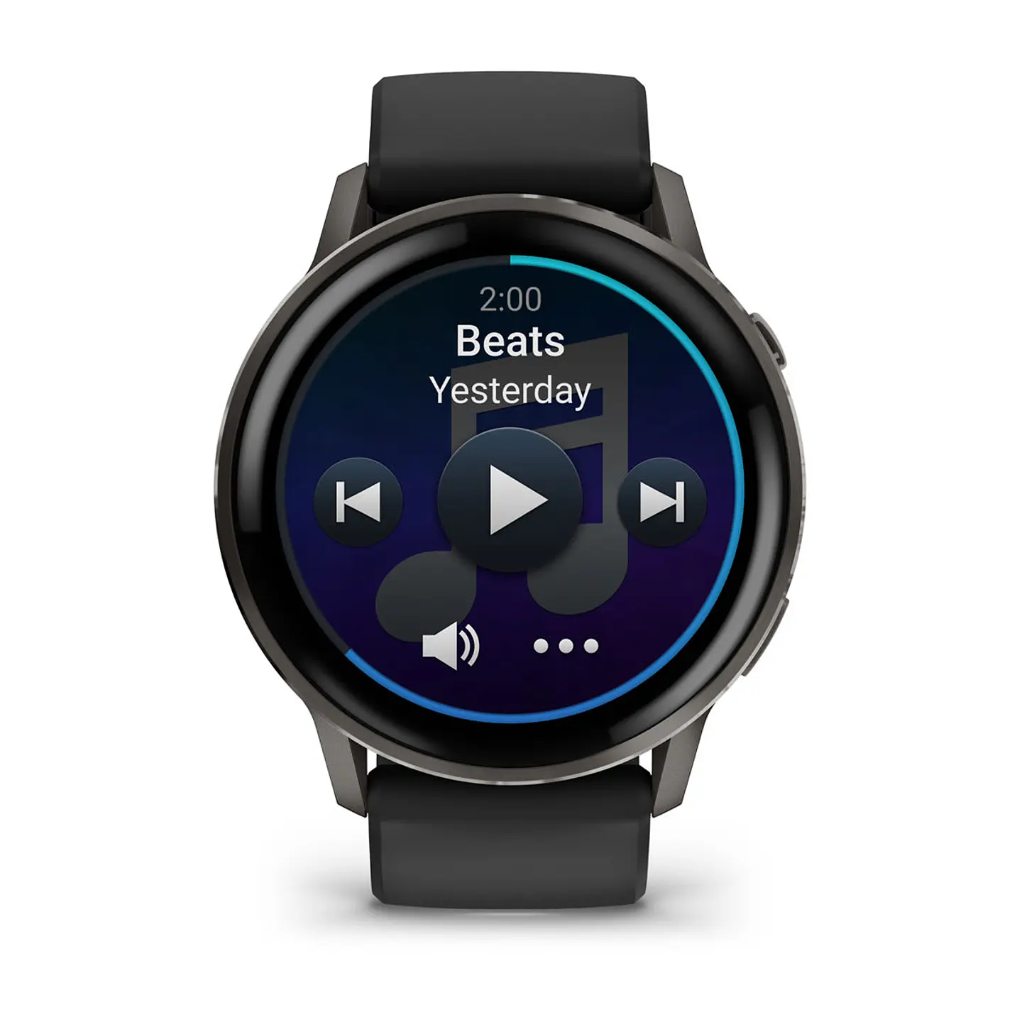 Garmin Venu® 4 - 45 mm - Gris con Correa de silicona negra 4