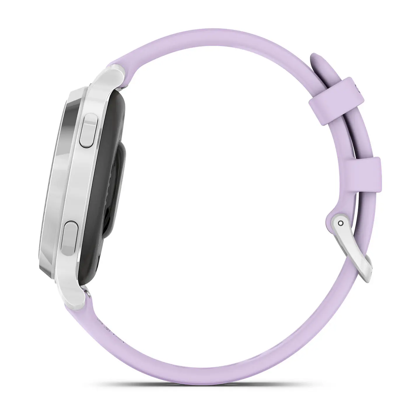Garmin Lily® 2 Active - Plata con correa de silicona jazmín morado 8
