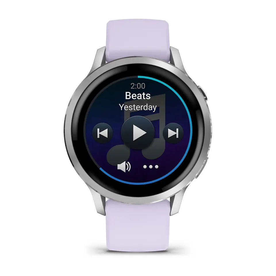 Garmin Venu® 4 - 41 mm - Plata con correa de silicona bígaro 4