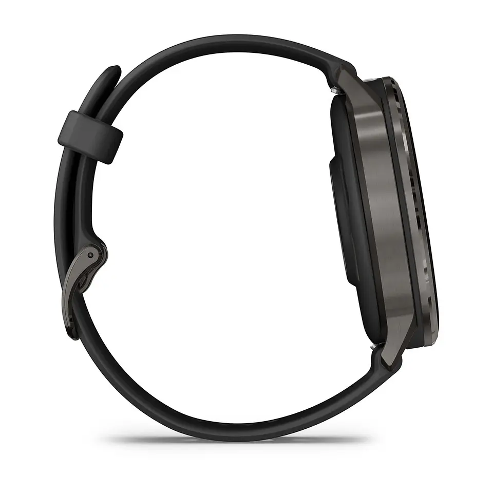 Garmin Venu® 4 - 45 mm - Gris con Correa de silicona negra 5
