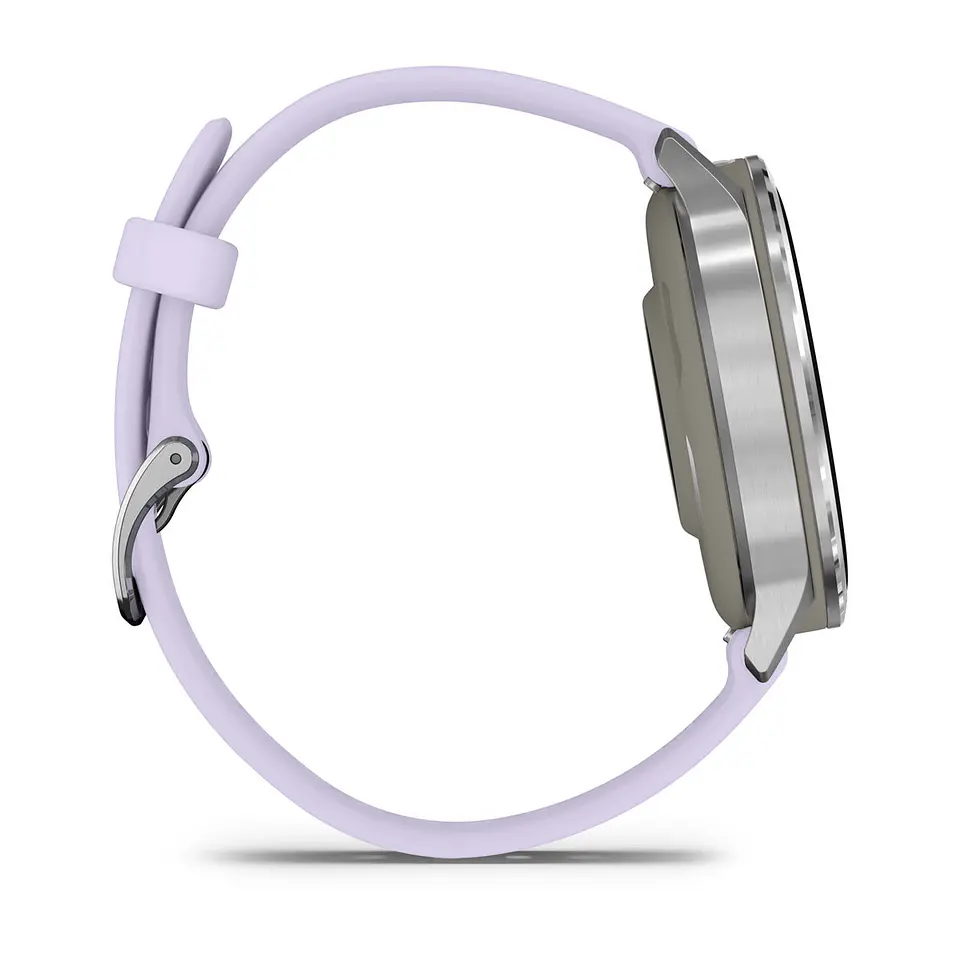 Garmin Venu® 4 - 41 mm - Plata con correa de silicona bígaro 5