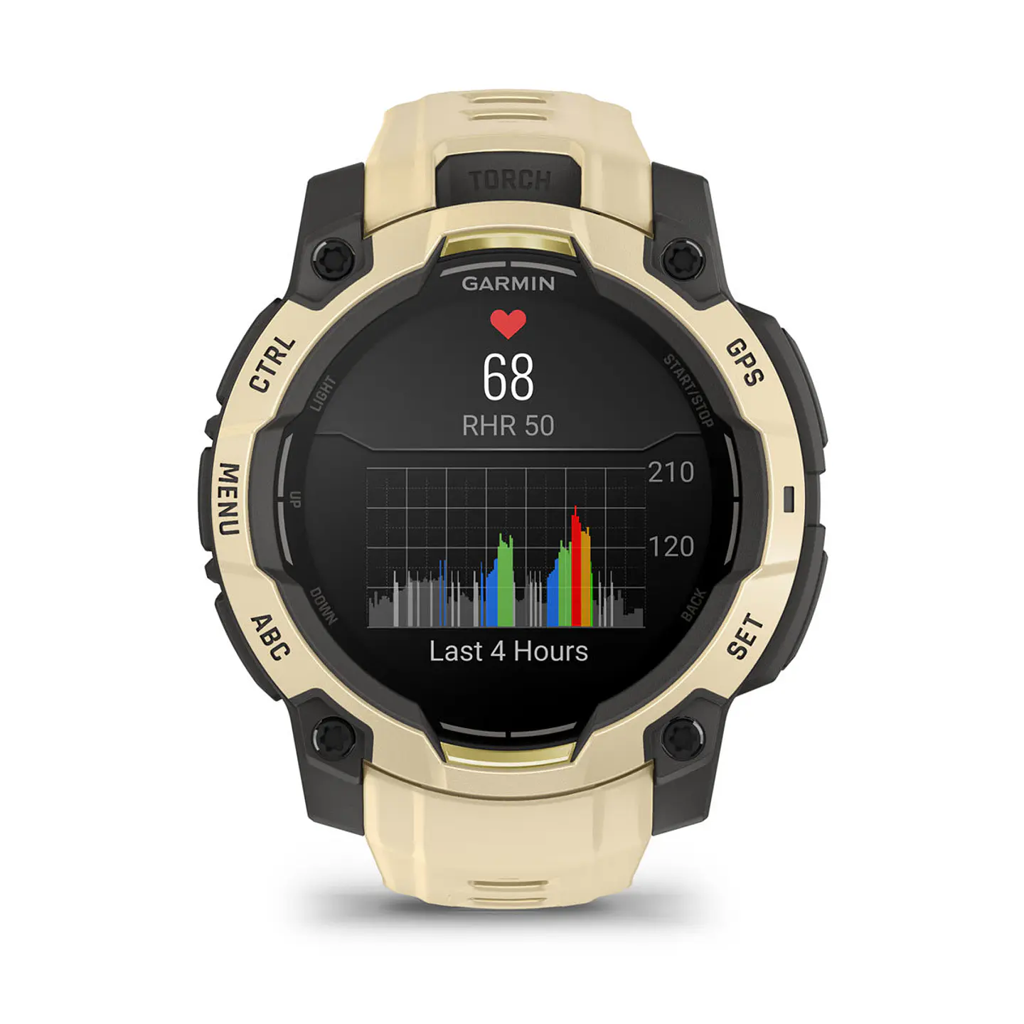 Garmin Instinct® 3 – 45 mm, AMOLED - Cuarzo citrino con correa en cuarzo citrino 7