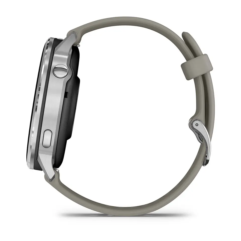 Garmin Venu® 4 - 45 mm - Plata con correa de silicona gris plateado 8