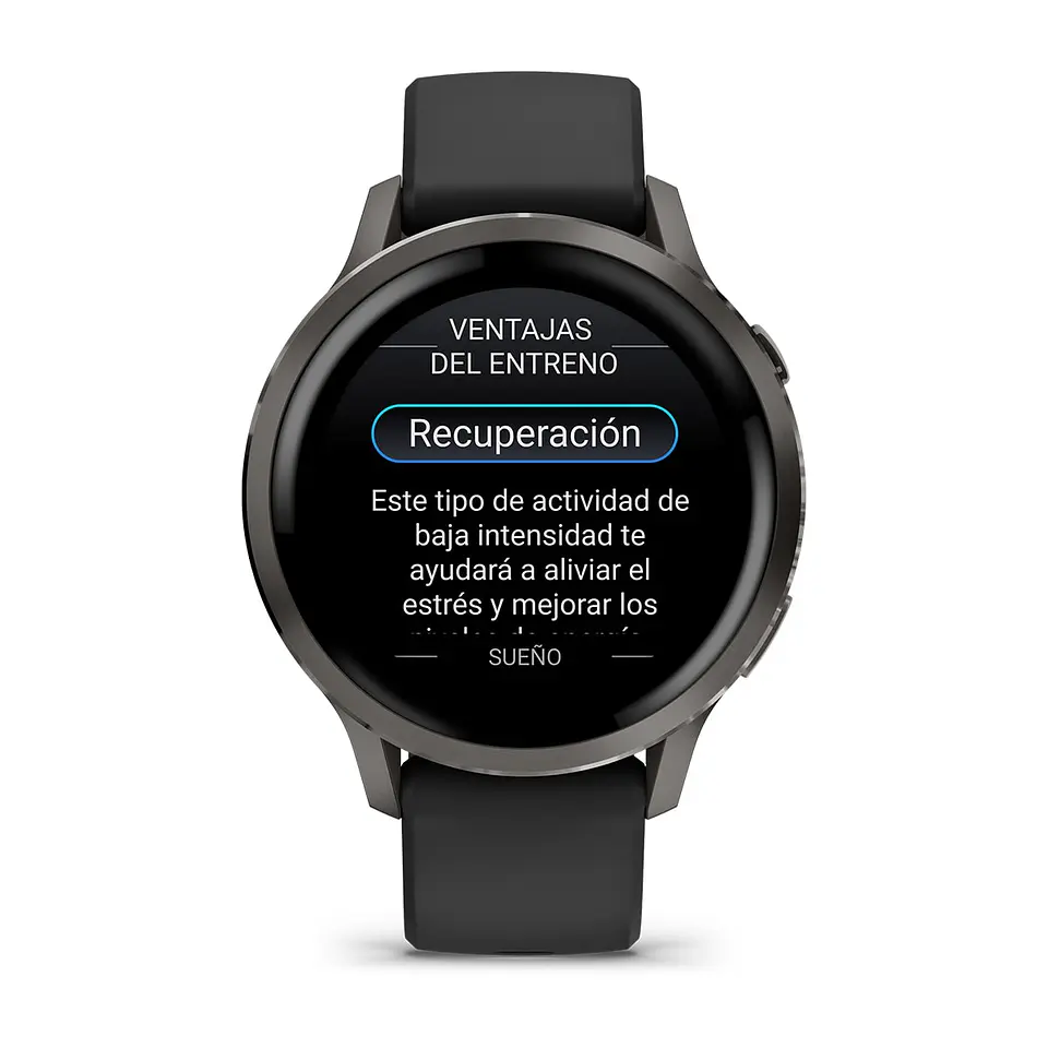 Garmin Venu® 4 - 41 mm - Gris con Correa de silicona negra 6