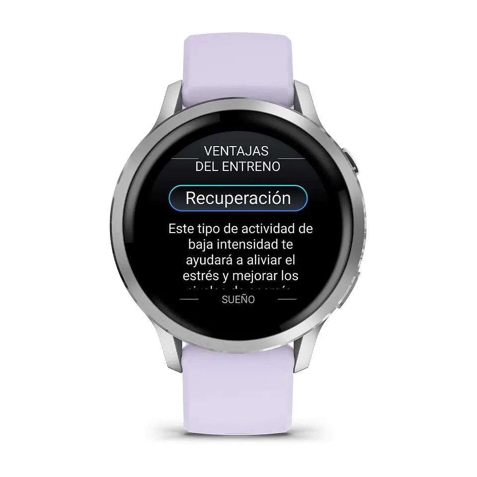 Garmin Venu® 4 - 41 mm - Plata con correa de silicona bígaro 6