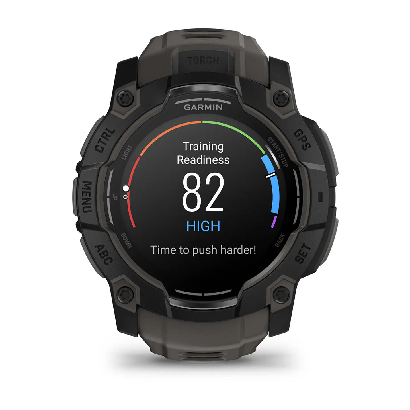 Garmin Instinct® 3 – 50 mm, AMOLED - Negro con correa gris marengo 13