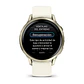 Garmin Venu® 4 - 41 mm - Oro lunar con correa de silicona hueso - Miniatura 6
