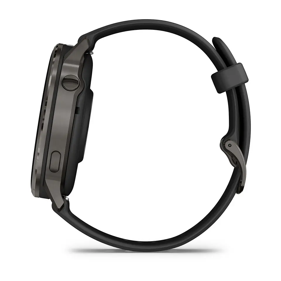 Garmin Venu® 4 - 45 mm - Gris con Correa de silicona negra 8