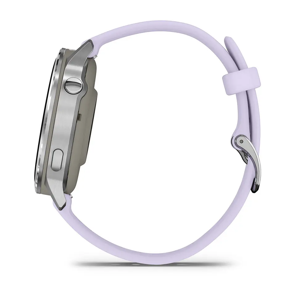 Garmin Venu® 4 - 41 mm - Plata con correa de silicona bígaro 8