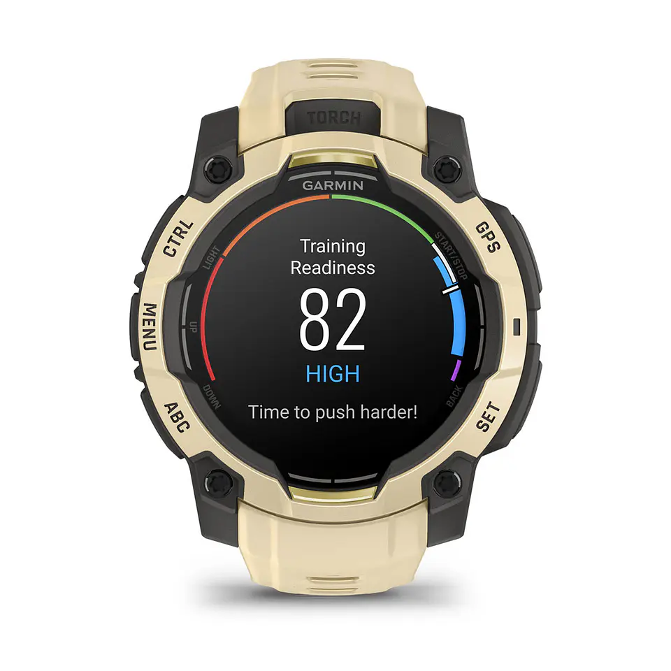 Garmin Instinct® 3 – 45 mm, AMOLED - Cuarzo citrino con correa en cuarzo citrino 13