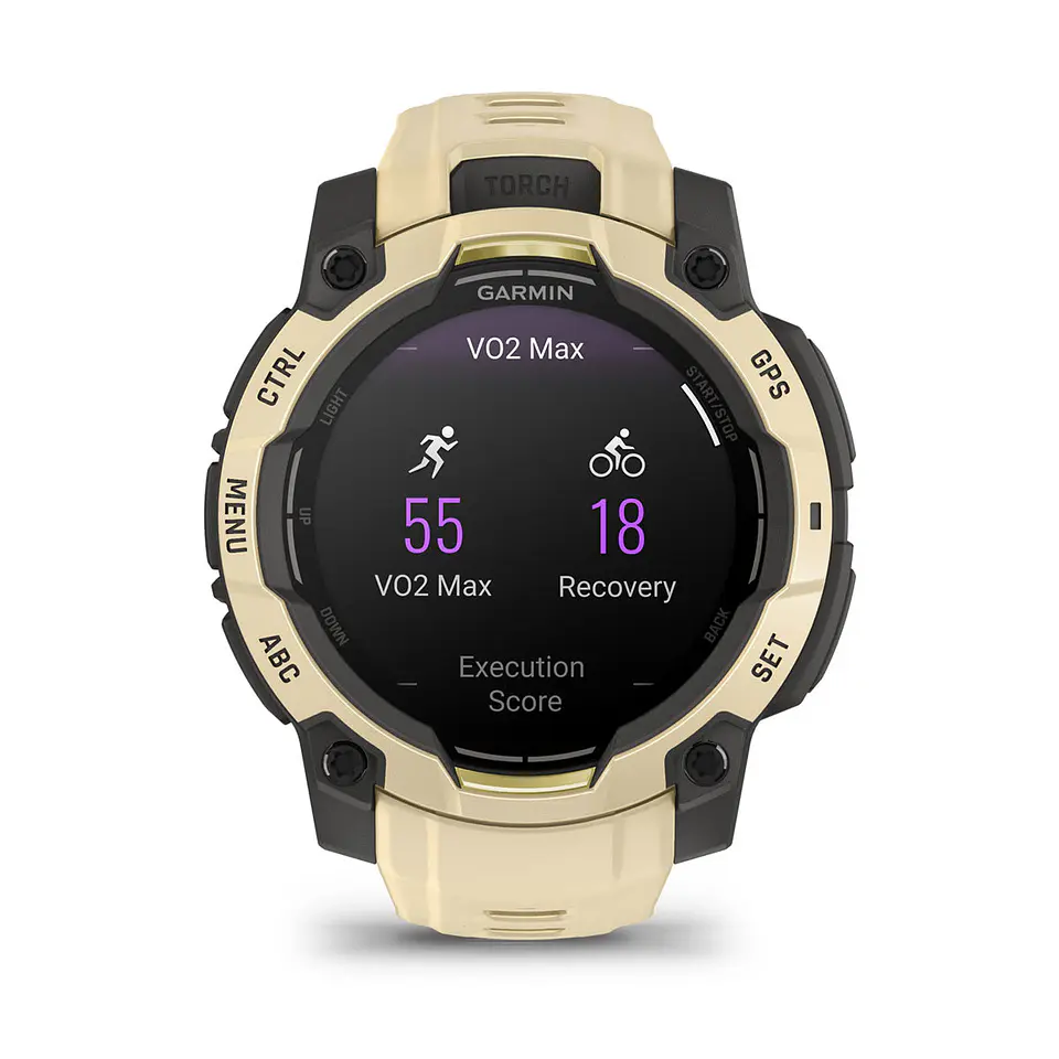 Garmin Instinct® 3 – 45 mm, AMOLED - Cuarzo citrino con correa en cuarzo citrino 14