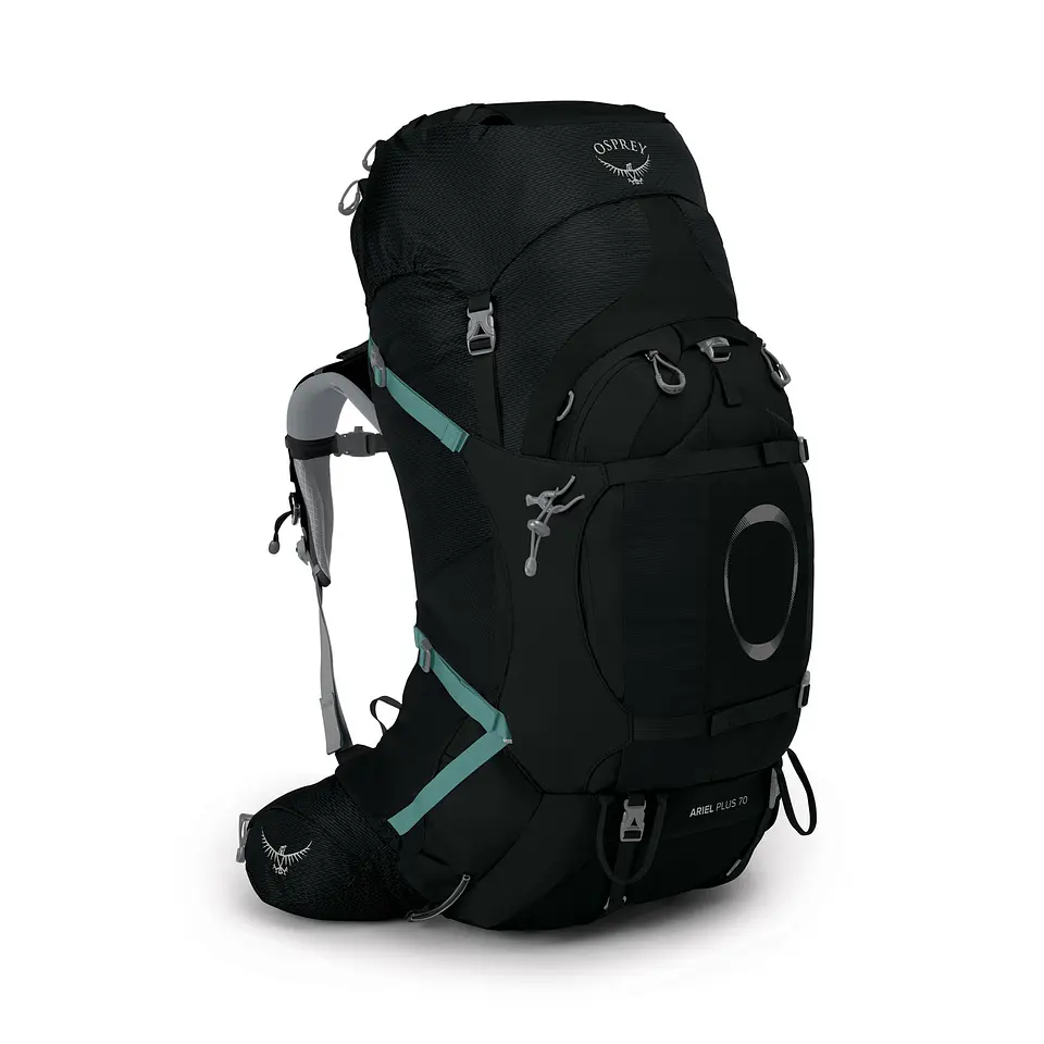 Mochila Trekking Ariel Plus 70 Mujer Black Osprey 1