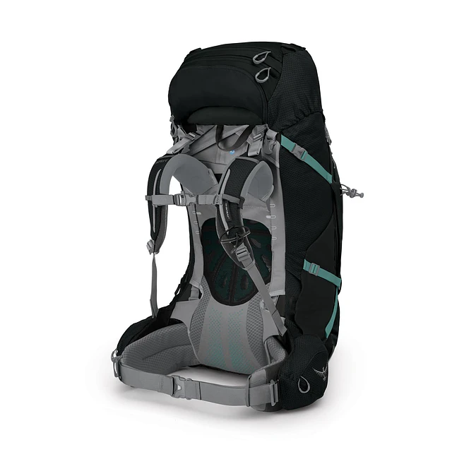 Mochila Osprey Ariel Plus 70 Black – Espaldar AirScape