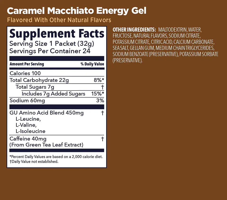 Gel Energético GU Energy Gel Caramel Macchiato 2