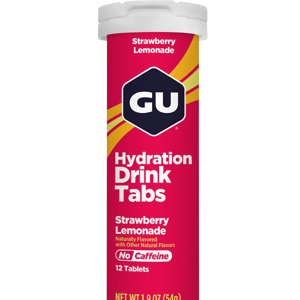 Tabletas de Hidratación GU Strawberry Lemonade (Tubo 12 un.)