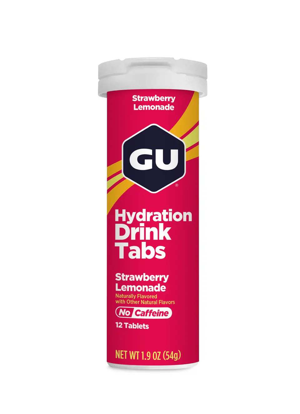 Tabletas de Hidratación GU Strawberry Lemonade (Tubo 12 un.) 1