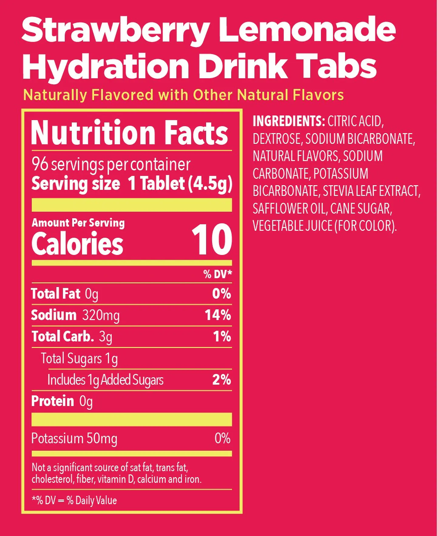 Tabletas de Hidratación GU Strawberry Lemonade (Tubo 12 un.) 2