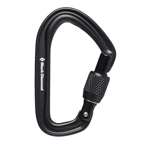 Mosquetón HotForge Screwgate Black Black Diamond