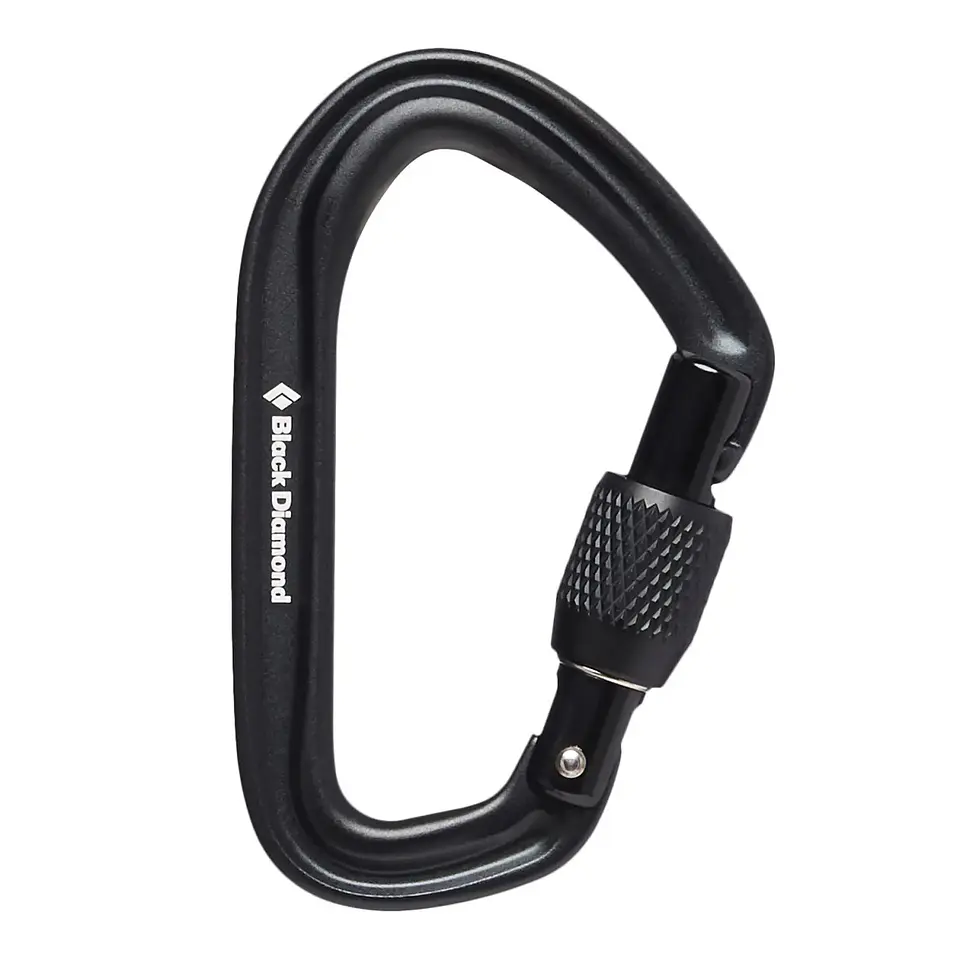 Mosquetón HotForge Screwgate Black Black Diamond 1
