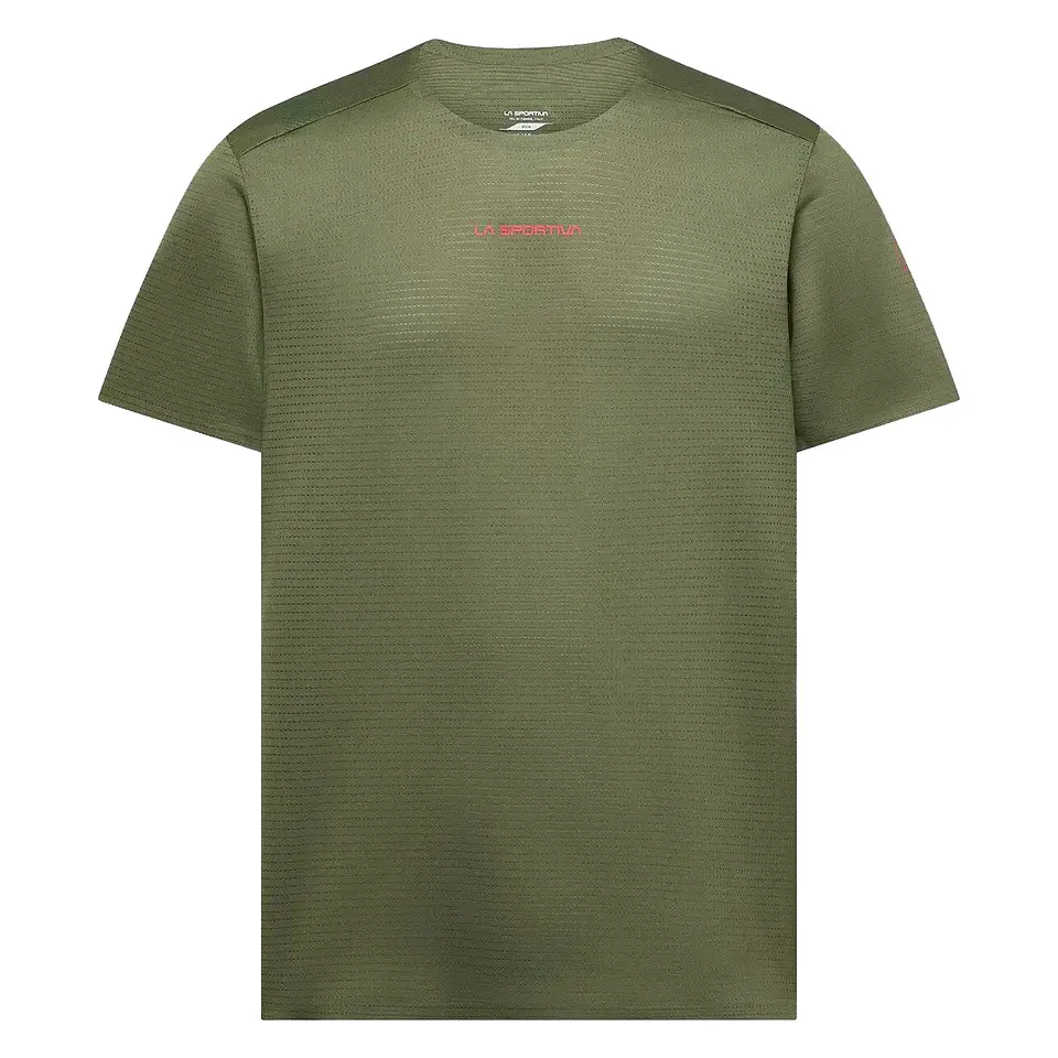 Polera Pure Hombre Cypress/Mountain Red La Sportiva 1