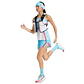 Polera sin Mangas Flow Tank Mujer Hibiscus/Malibu Blue La Sportiva - Miniatura 5