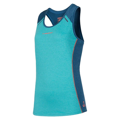 Polera sin Mangas Tracer Tank Mujer Lagoon/Storm Blue La Sportiva