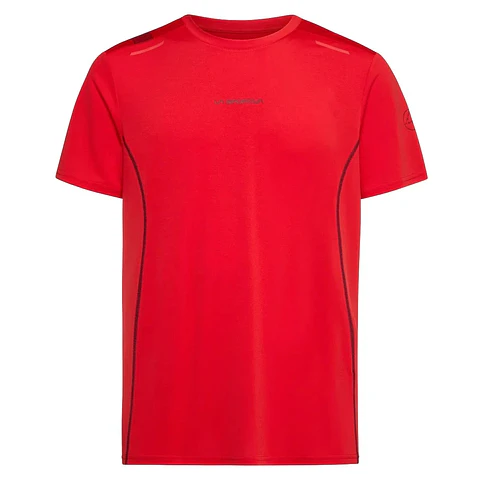 Polera Tracer Hombre Mountain Red/Redwood La Sportiva