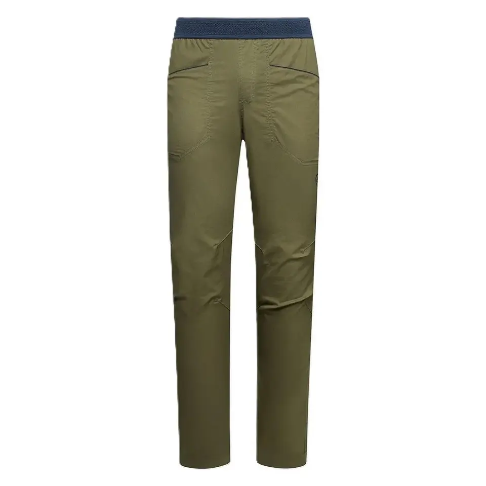 Pantalón Escalada Roots Hombre Cypress/Night Sky La Sportiva 1