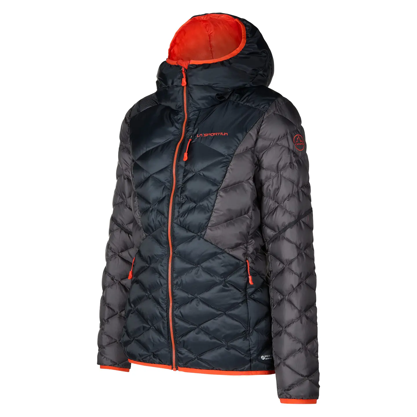 Chaqueta Trekking Pinnacle Down Mujer Black/Cherry Tomato La Sportiva 2