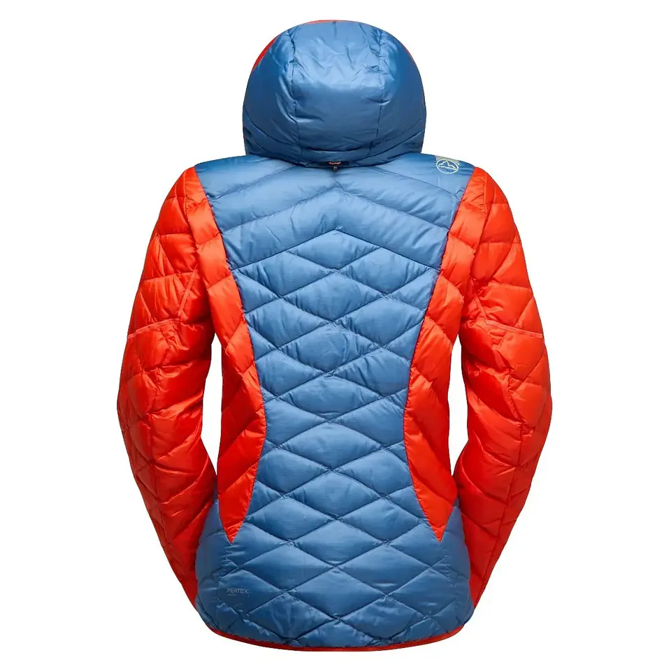 Chaqueta Trekking Pinnacle Down Mujer Moonlight/Cherry Tomato La Sportiva 1