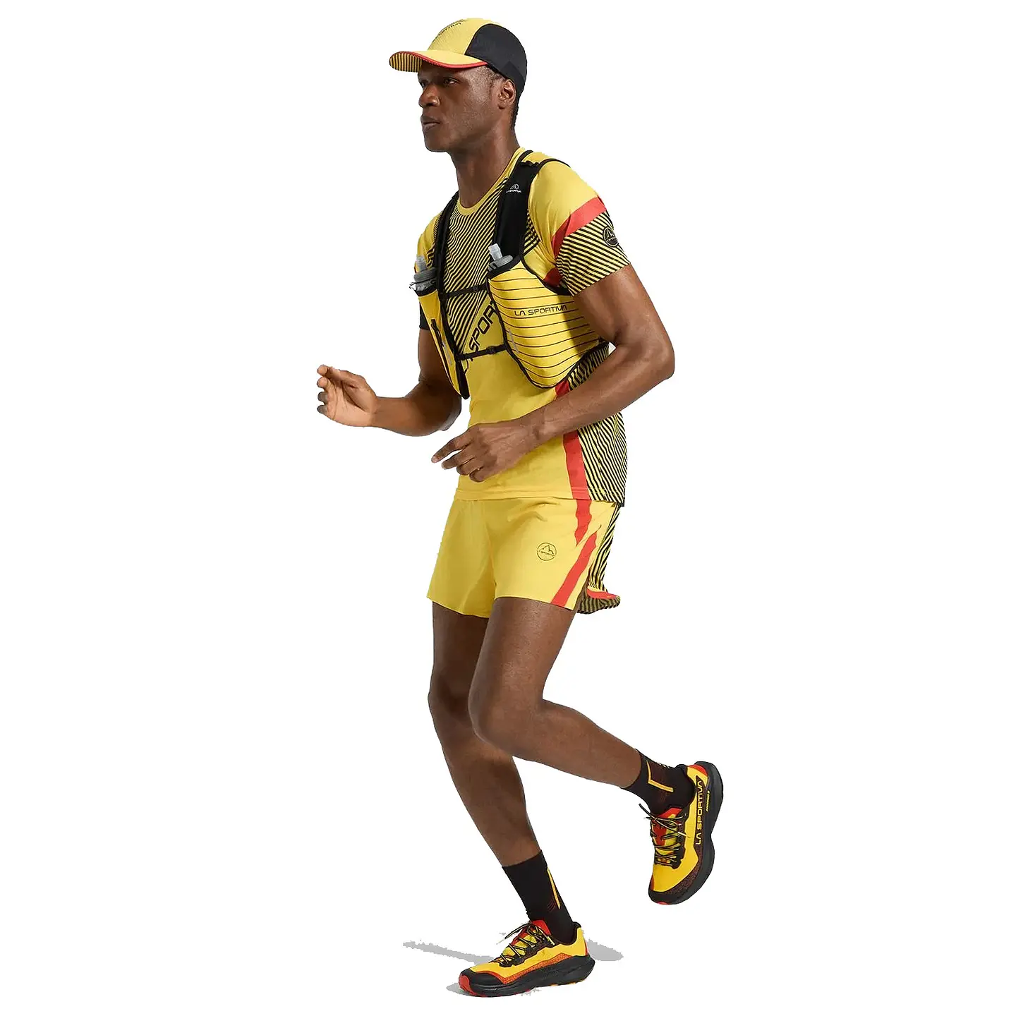 Polera Flow Hombre Black/Yellow La Sportiva 5