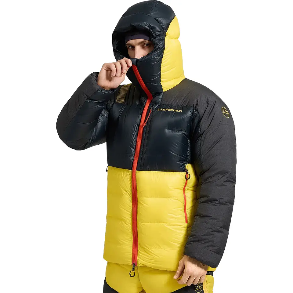Parka de Pluma Olympus Tech Down Black/Yellow La Sportiva 5